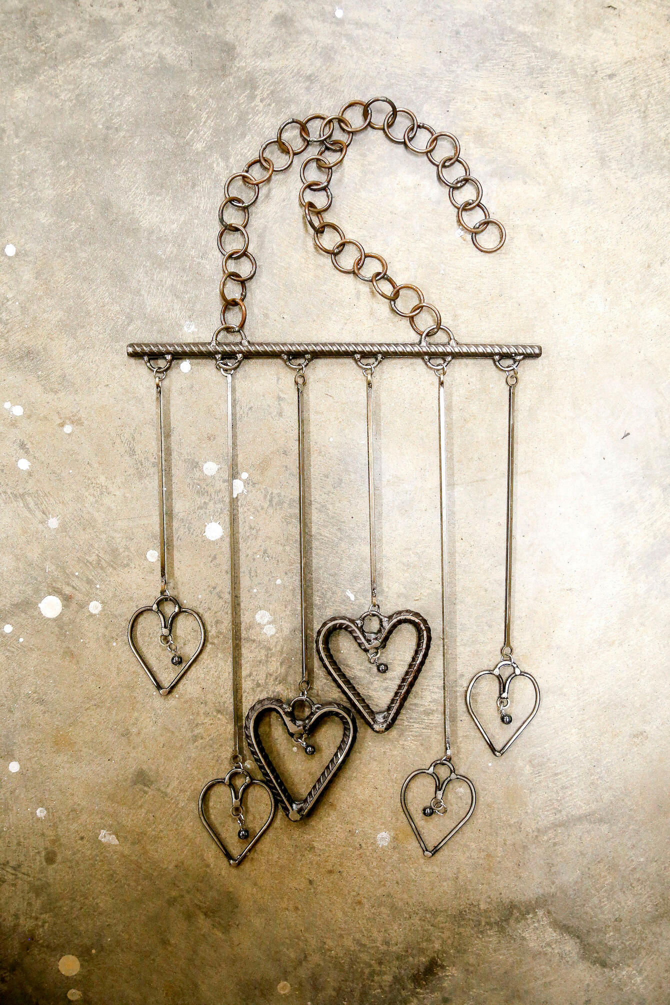 heart wind chime available for purchase